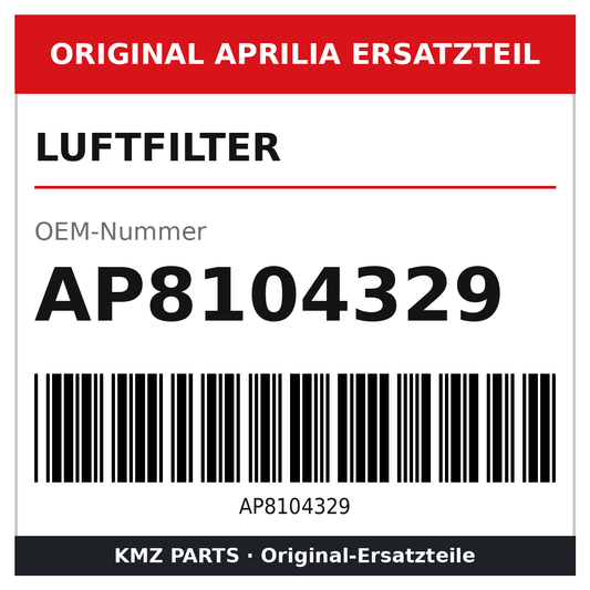 Aprilia Luftfilter AP8104329 Original