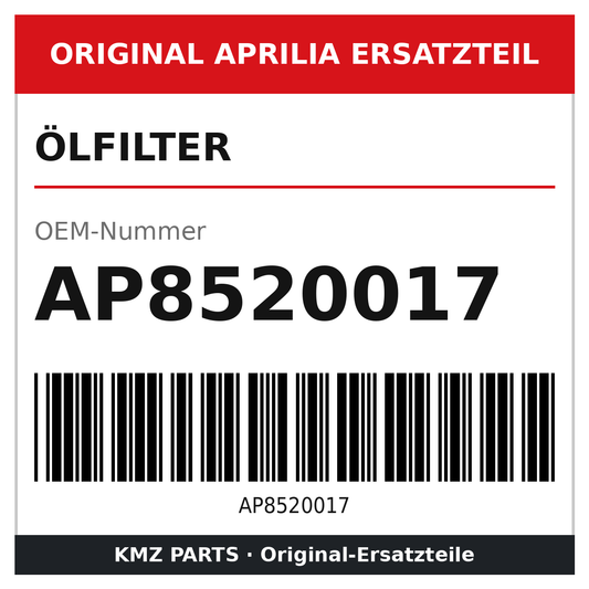 Aprilia Ölfilter AP8520017 Original