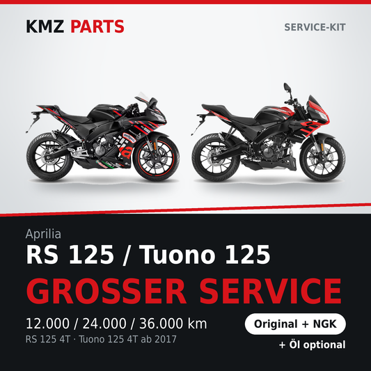 Aprilia RS 125 / Tuono 125 Service-Kit Großer Service