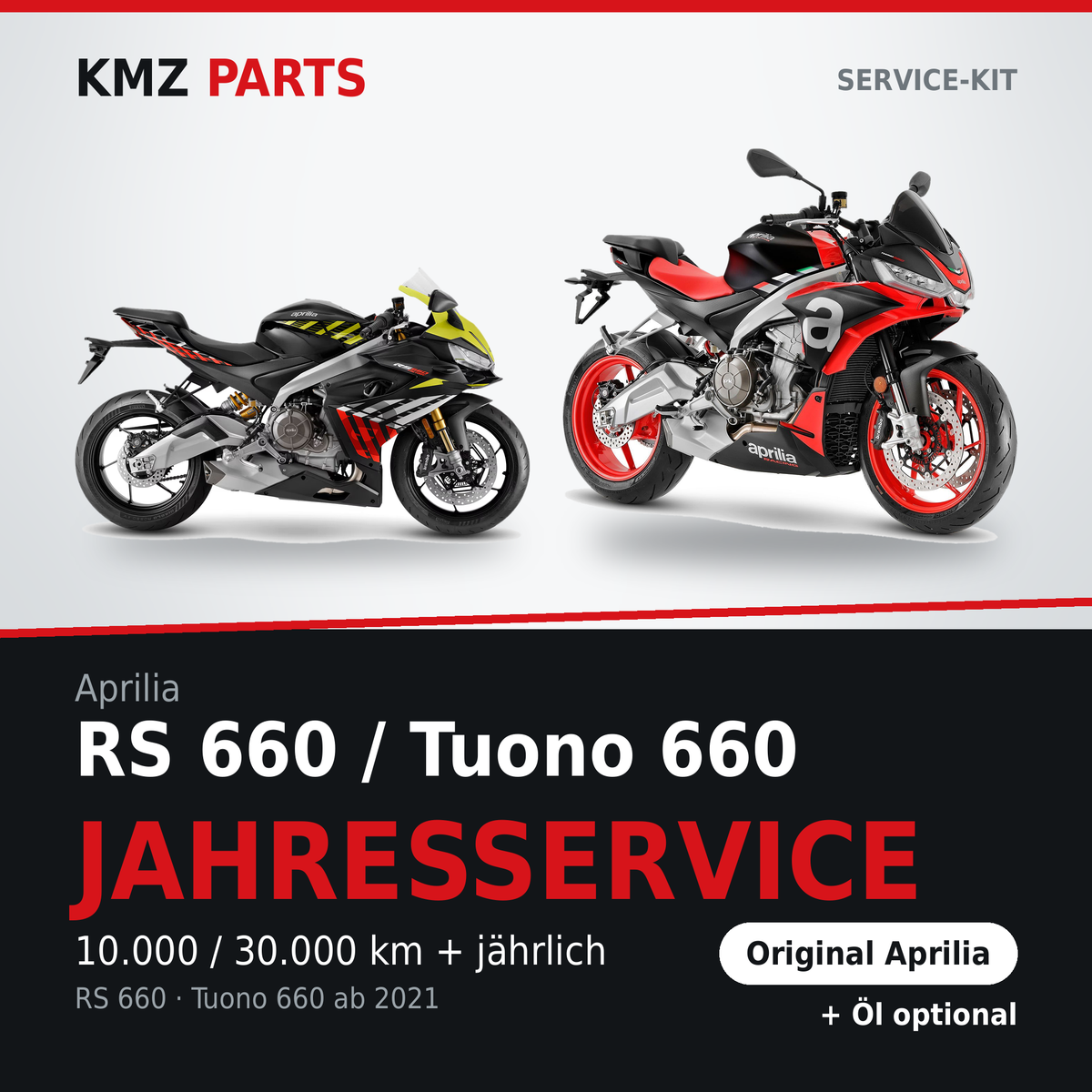 Aprilia RS 660 / Tuono 660 Service-Kit Jahresservice