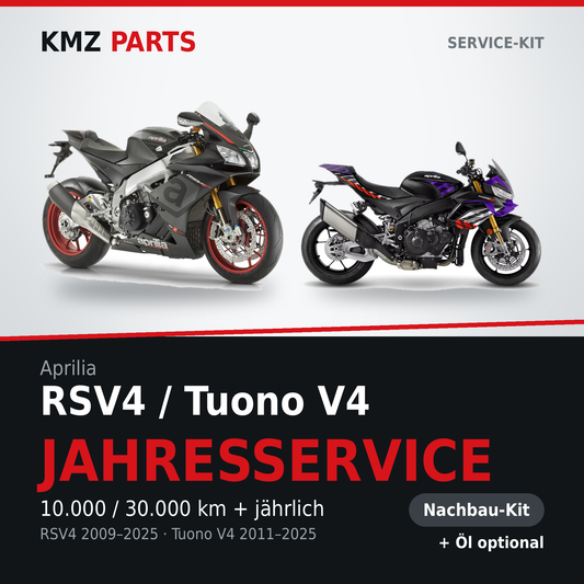 Aprilia RSV4 / Tuono V4 Service-Kit Jahresservice Nachbau