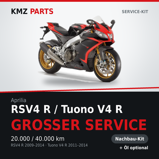 Aprilia RSV4 R / Tuono V4 R Service-Kit Großer Service Nachbau