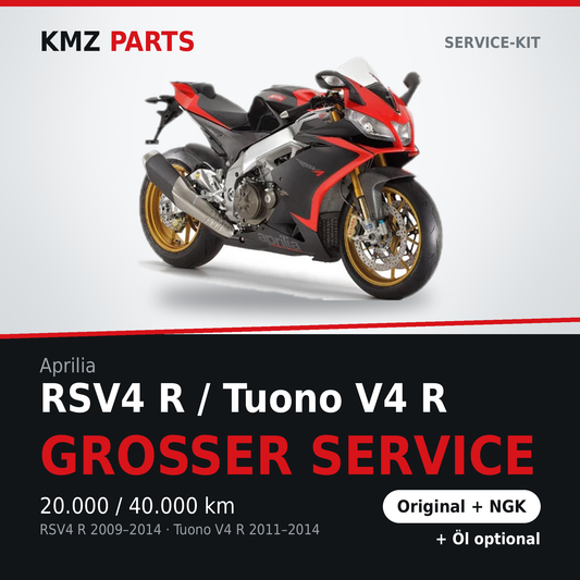Aprilia RSV4 R / Tuono V4 R Service-Kit Großer Service