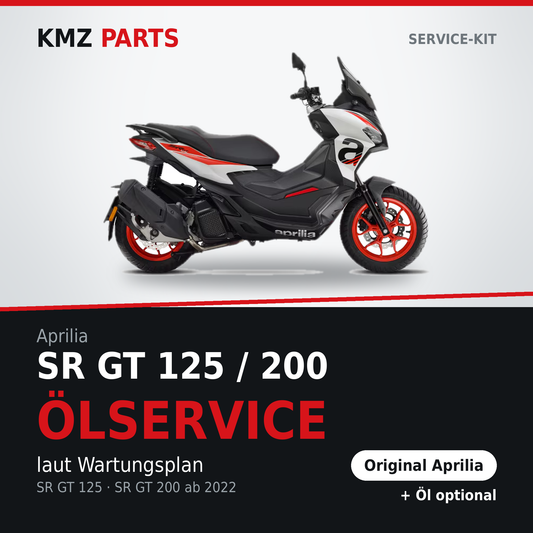 Aprilia SR GT 125 / 200 Service-Kit Ölservice