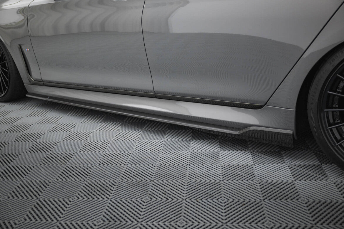 Carbon Bodykit Frontansatz Seitenschweller Heckansatz Spoiler passend für BMW 7 M-Paket G11 FL + TÜV