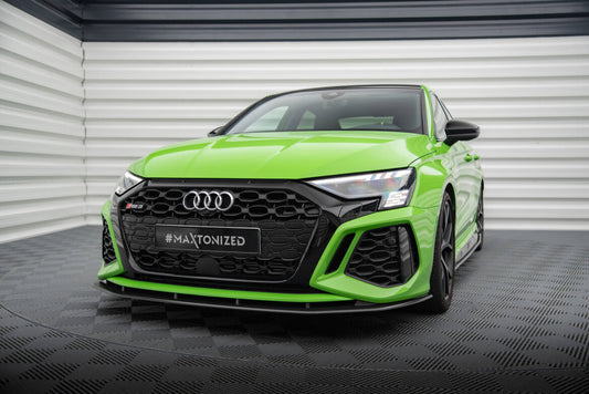 Carbon Bodykit Set Frontspoiler Seitenschweller Heckansatz passend für Audi RS3 8Y Limousine