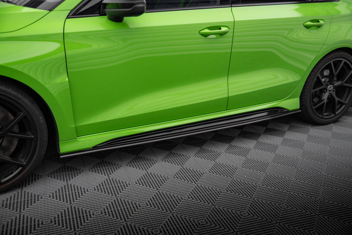 Carbon Bodykit Set Frontspoiler Seitenschweller Heckansatz passend für Audi RS3 8Y Limousine