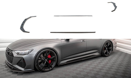 Carbon Bodykit Set Frontspoiler Seitenschweller Heckansatz passend für Audi RS6 C8