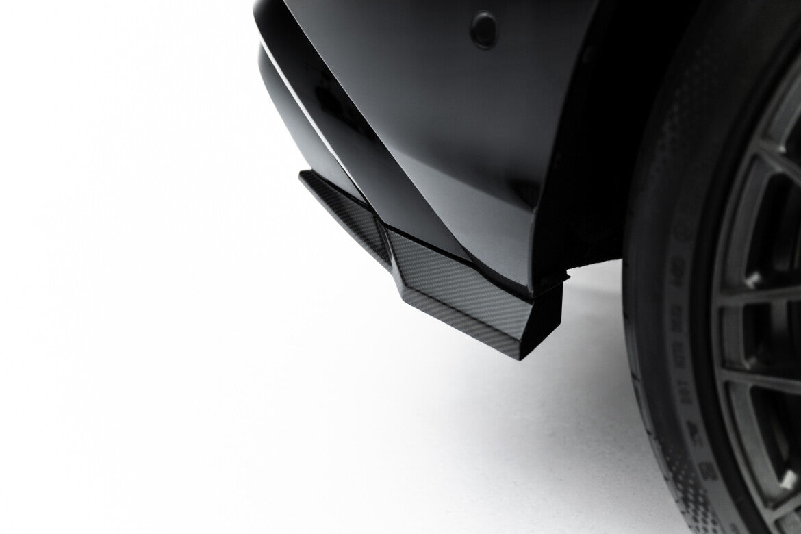 Carbon Diffusor Flaps passend für Audi Q8 S-Line Mk1 FL