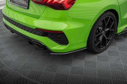 Carbon Diffusor Flaps passend für Audi RS3 Limousine 8Y