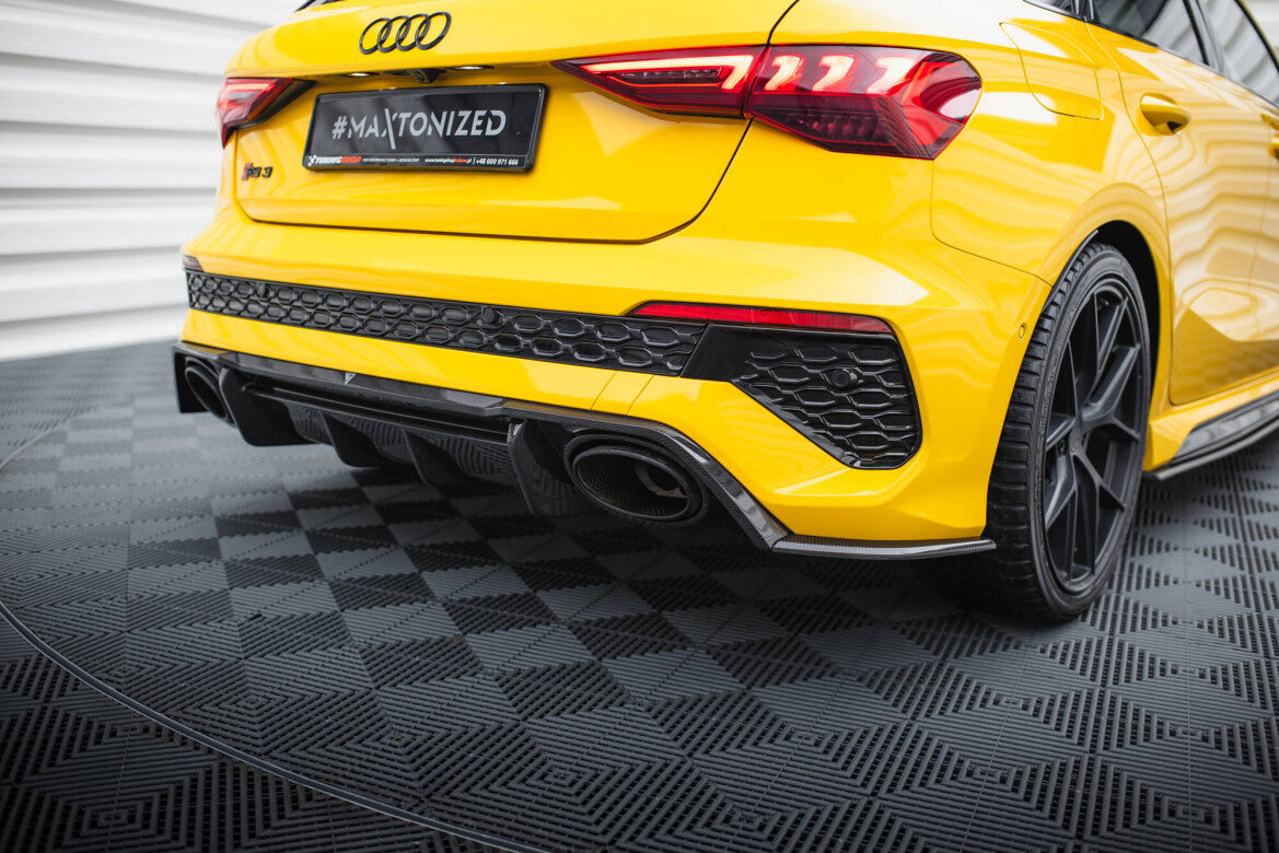 Carbon Diffusor Flaps passend für Audi RS3 Sportback 8Y