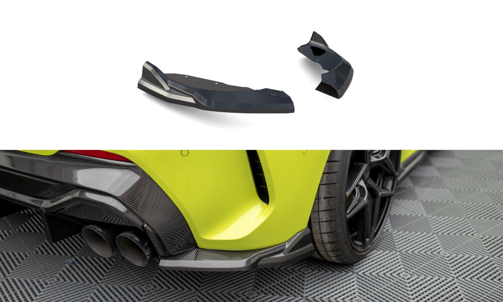Carbon Diffusor Flaps passend für BMW 1er M-Paket / M135i / 128ti F40