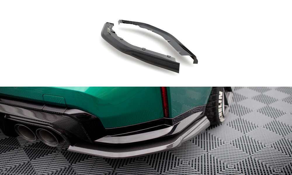 Carbon Diffusor Flaps passend für BMW M3 Limousine / Touring G80 / G81
