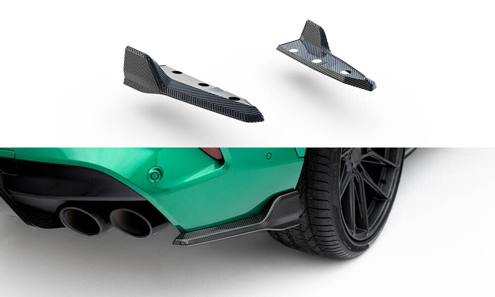 Carbon Diffusor Flaps passend für BMW X5 M F95 FL