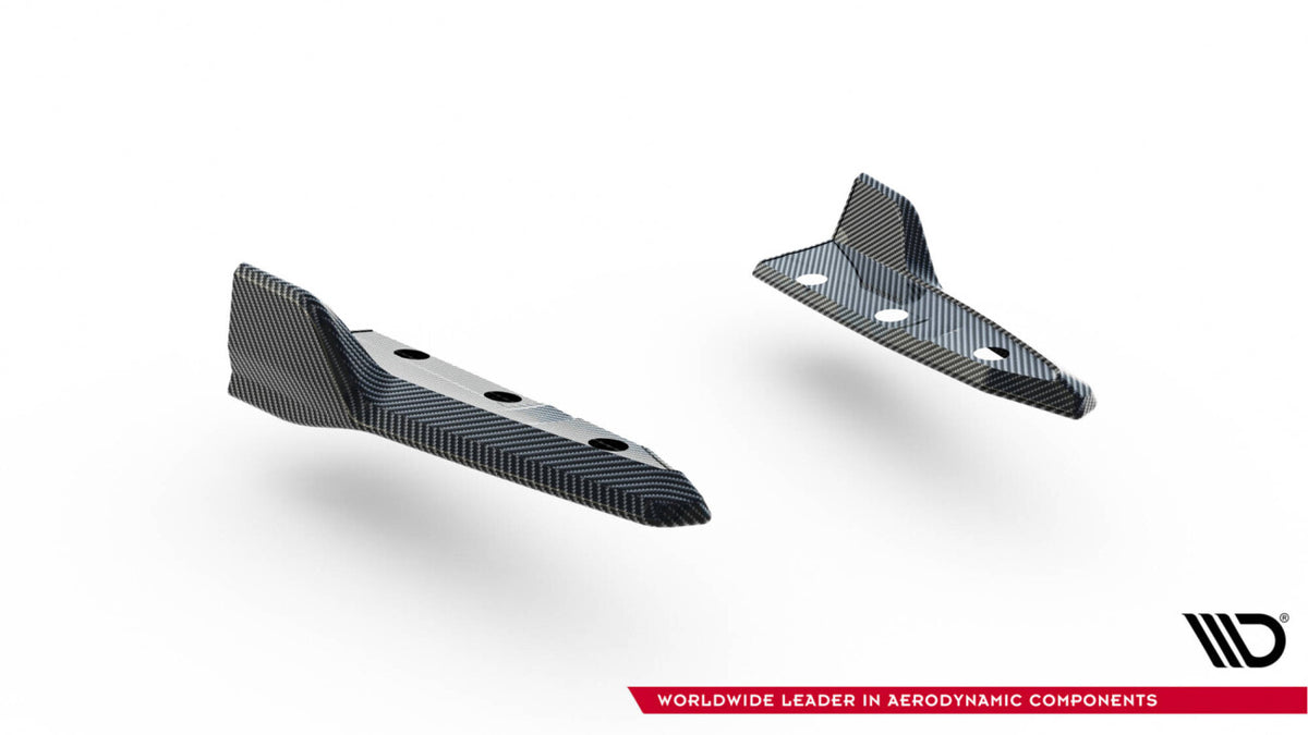 Carbon Diffusor Flaps passend für BMW X5 M F95 FL