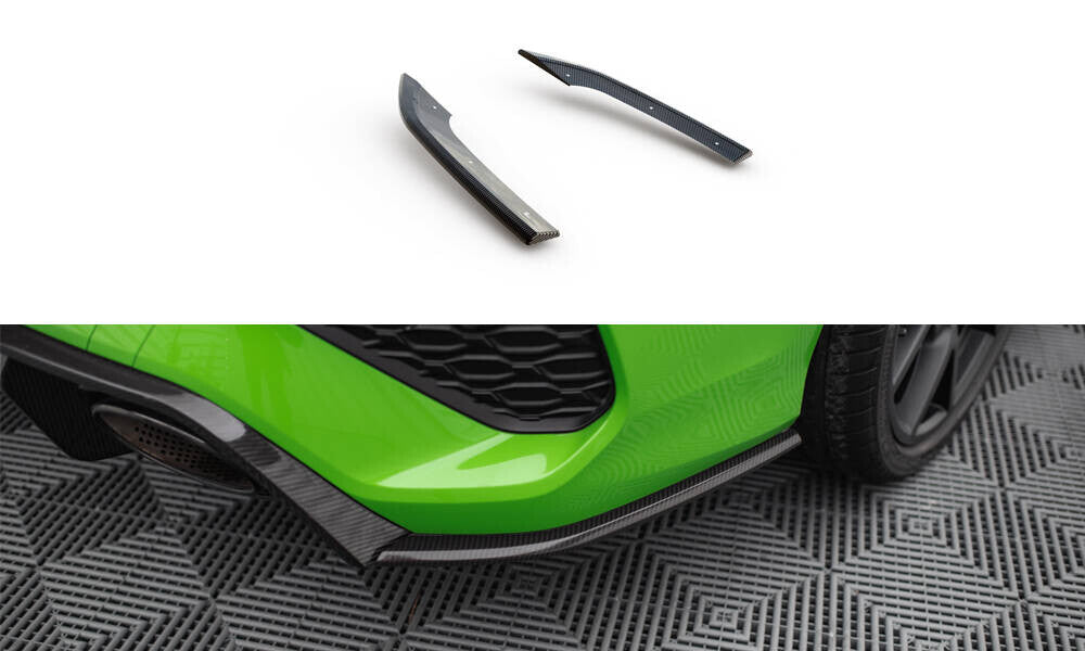 Carbon Diffusor Flaps V.2 passend für Audi RS3 Limousine 8Y