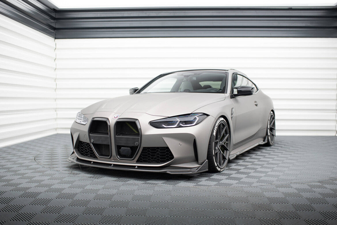 Carbon Front Stoßstange Flaps passend für BMW M4 G82 / G82 FL