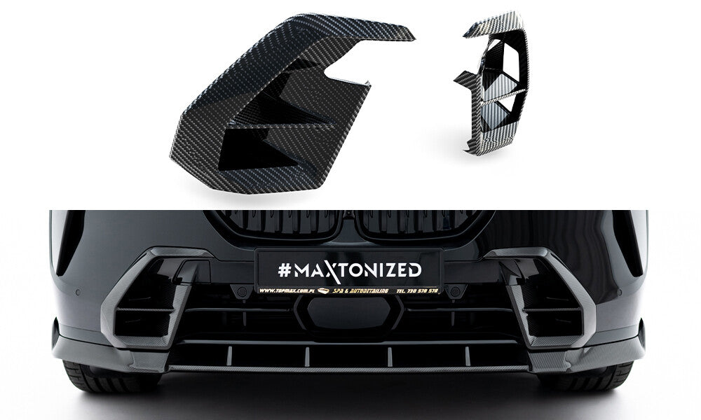 Carbon Front Stoßstange seitliche Air Intakes passend für BMW X7 M-Paket G07 FL