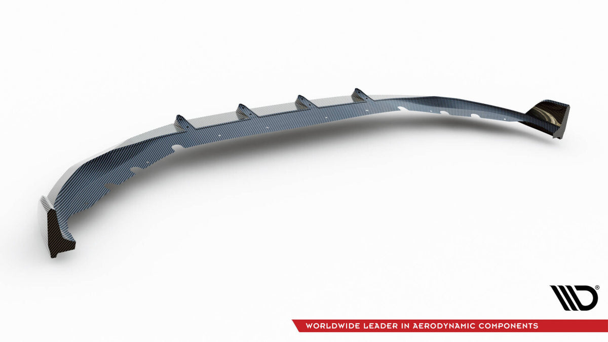 Carbon Frontlippe + ABS Diffusor passend für BMW 7 M-Paket G11 FL schwarz Hochglanz