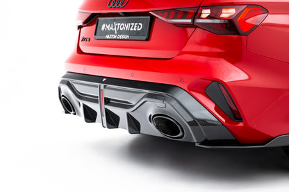 Carbon Heckansatz Diffusor passend für Audi RS3 Limousine 8Y FL
