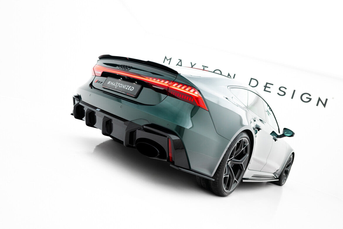 Carbon Heckansatz Diffusor passend für Audi RS7 C8 C8 (ohne AHK)