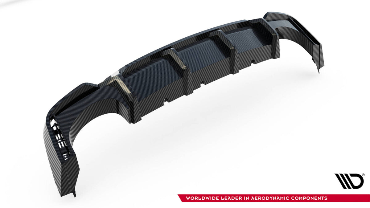 Carbon Heckansatz Diffusor passend für Audi RS7 C8 C8 (ohne AHK)