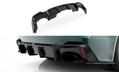 Carbon Heckansatz Diffusor passend für Audi RS7 C8 (mit AHK)