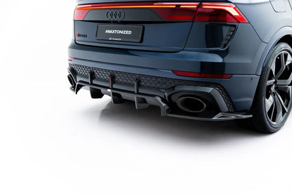 Carbon Heckansatz Diffusor passend für Audi RSQ8 Mk1 Facelift