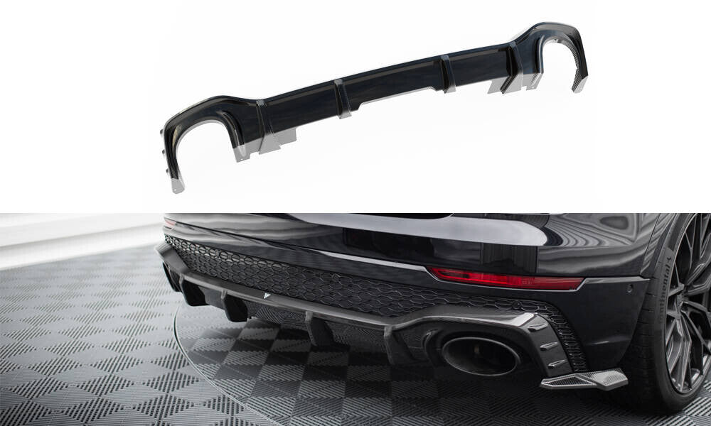 Carbon Heckansatz Diffusor passend für Audi RSQ8 Mk1