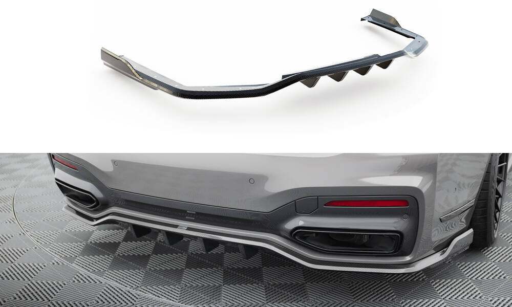 Carbon Heckansatz Diffusor passend für BMW 7 M-Paket G11 / G12 FL