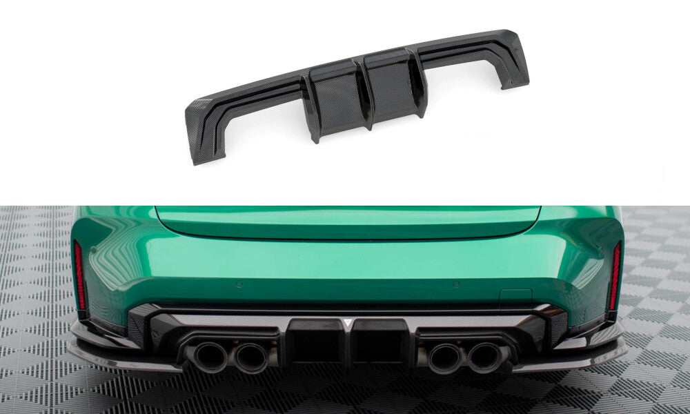 Carbon Heckansatz Diffusor passend für BMW M3 Limousine / Touring G80 / G81