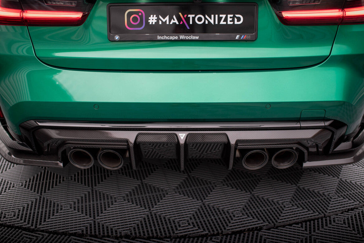 Carbon Heckansatz Diffusor passend für BMW M3 Limousine / Touring G80 / G81