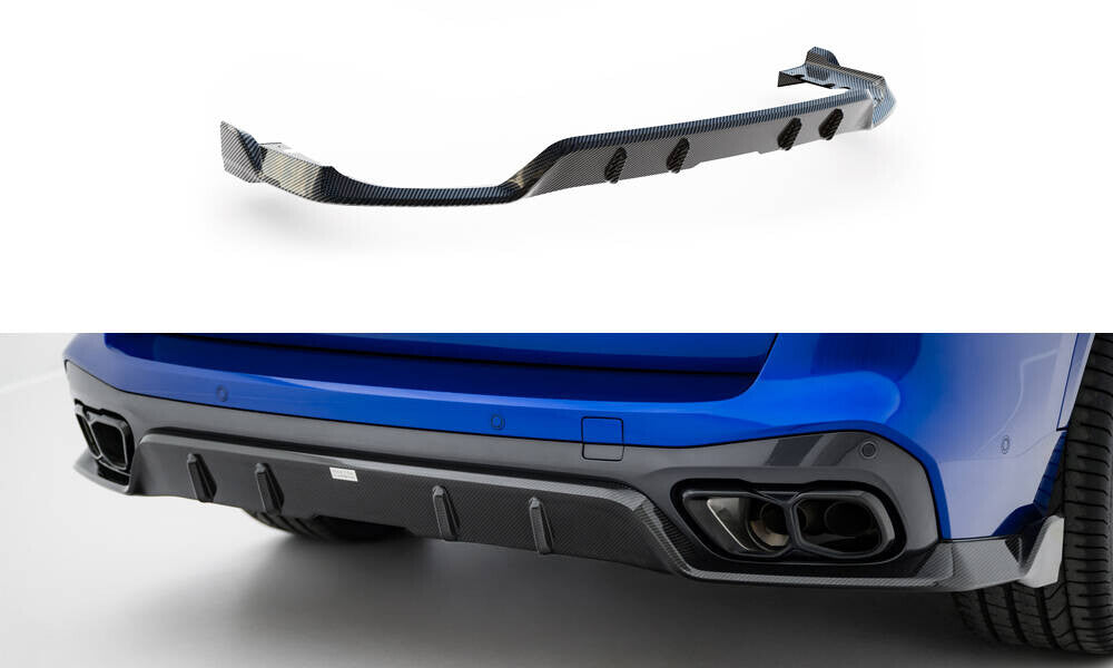 Carbon Heckansatz Diffusor passend für BMW X5 M-Paket G05 FL