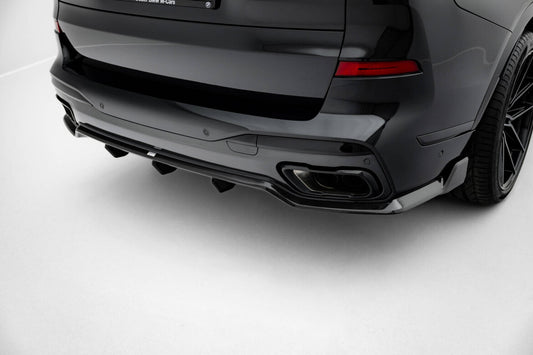 Carbon Heckansatz Diffusor passend für BMW X7 M-Paket G07 FL (ohne AHK)