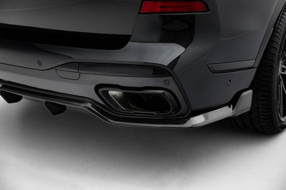 Carbon Heckansatz Diffusor passend für BMW X7 M-Paket G07 FL (ohne AHK)