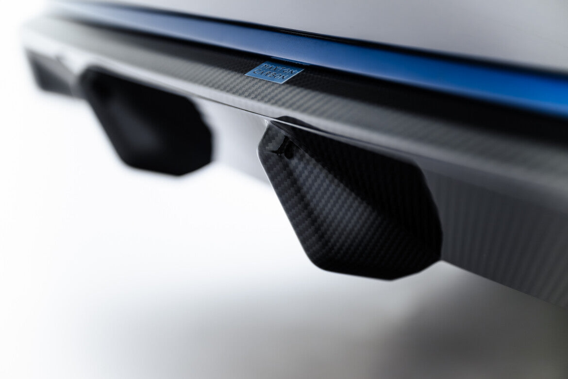 Carbon Heckansatz Diffusor passend für BMW X7 M-Paket G07 / G07 FL mit AHK