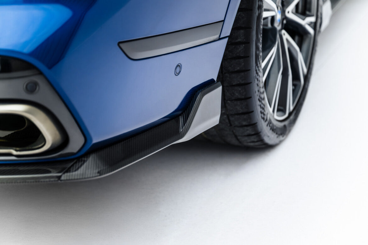 Carbon Heckansatz Diffusor passend für BMW X7 M-Paket G07 / G07 FL mit AHK