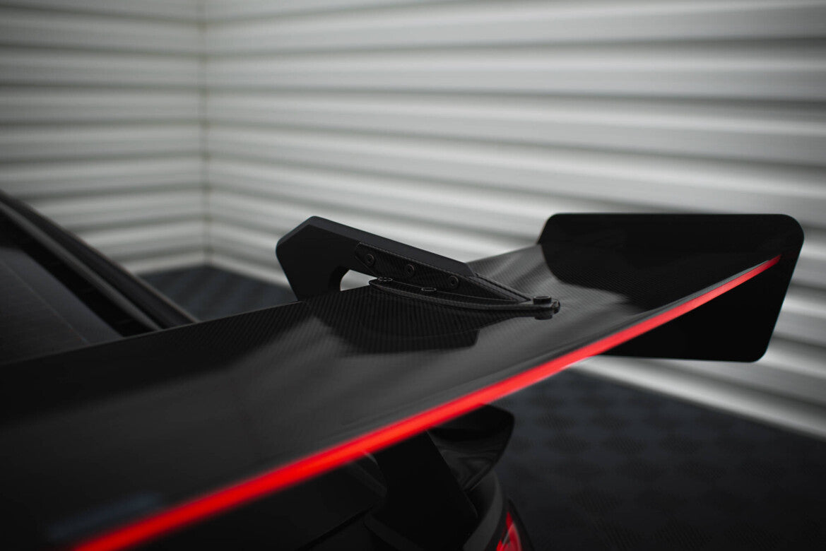Carbon Heckspoiler Heckflügel + LED passend für Audi R8 Mk2