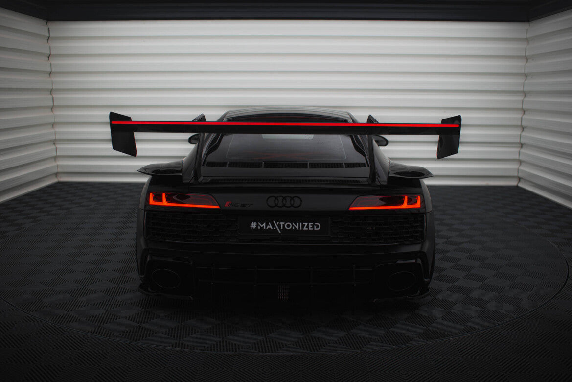 Carbon Heckspoiler Heckflügel + LED passend für Audi R8 Mk2