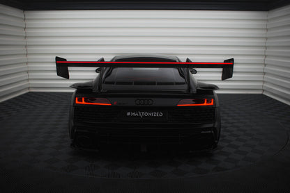 Carbon Heckspoiler Heckflügel + LED passend für Audi R8 Mk2