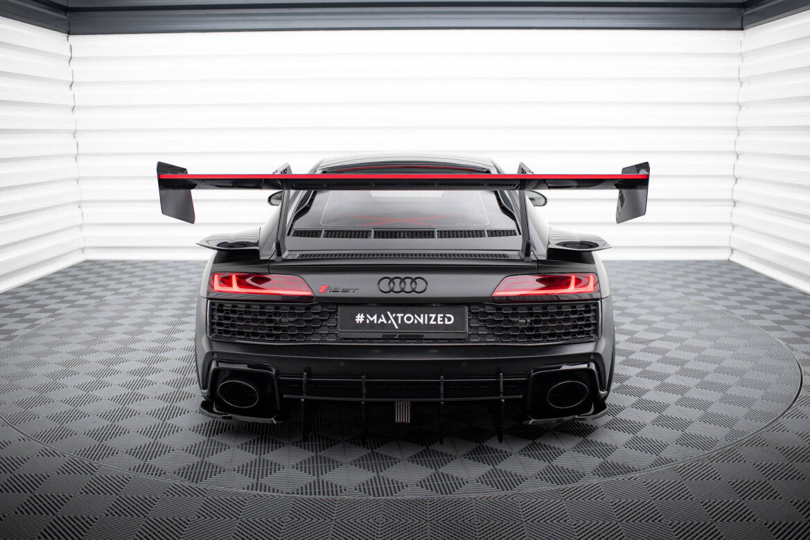 Carbon Heckspoiler Heckflügel + LED passend für Audi R8 Mk2