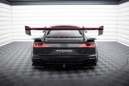 Carbon Heckspoiler Heckflügel + LED passend für Audi R8 Mk2