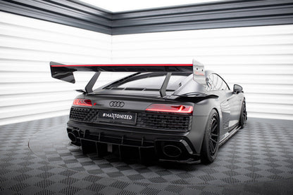 Carbon Heckspoiler Heckflügel + LED passend für Audi R8 Mk2