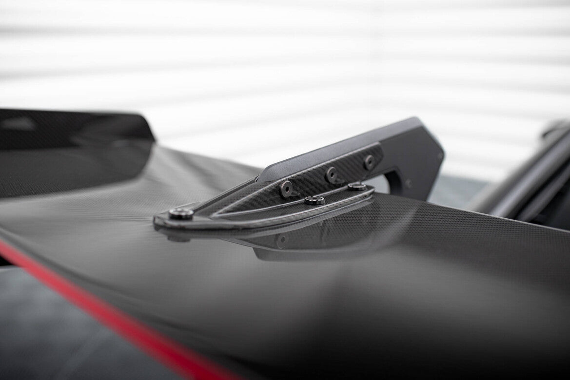 Carbon Heckspoiler Heckflügel + LED passend für Audi R8 Mk2