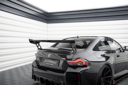 Carbon Heckspoiler Heckflügel +LED passend für BMW M2 G87 / M240i / 2 M-Paket / 2 Standard G42