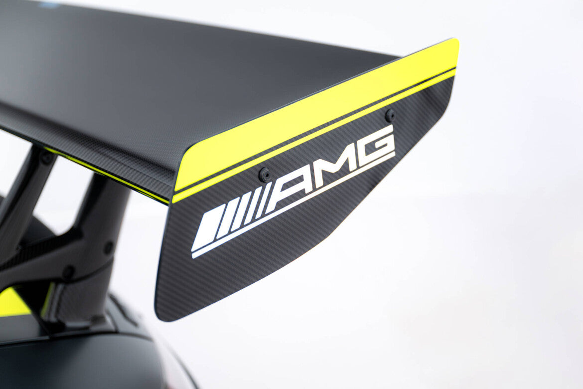 Carbon Heckspoiler Heckflügel + LED passend für Mercedes-AMG GTR C190 FL