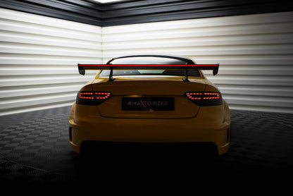 Carbon Heckspoiler Heckflügel mit Schwan Halterung + LED passend für Audi A5 Coupe 8T