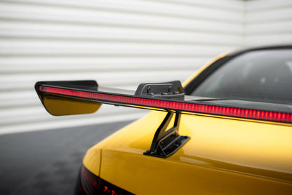 Carbon Heckspoiler Heckflügel mit Schwan Halterung + LED passend für Audi A5 Coupe 8T