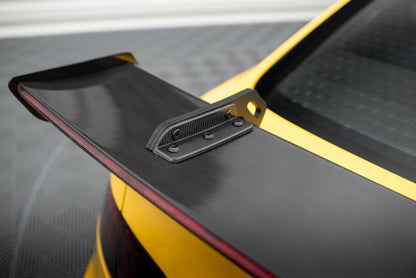 Carbon Heckspoiler Heckflügel mit Schwan Halterung + LED passend für Audi A5 Coupe 8T