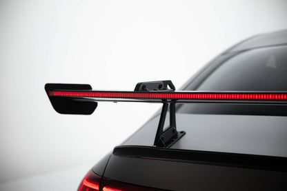 Carbon Heckspoiler Heckflügel mit Schwan Halterung + LED passend für Mercedes CLA Coupe C118 / C118 FL
